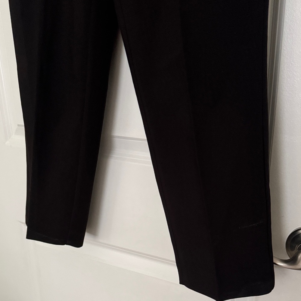 Nine West Tapered Black Dress Pants - Picture 3 of 6